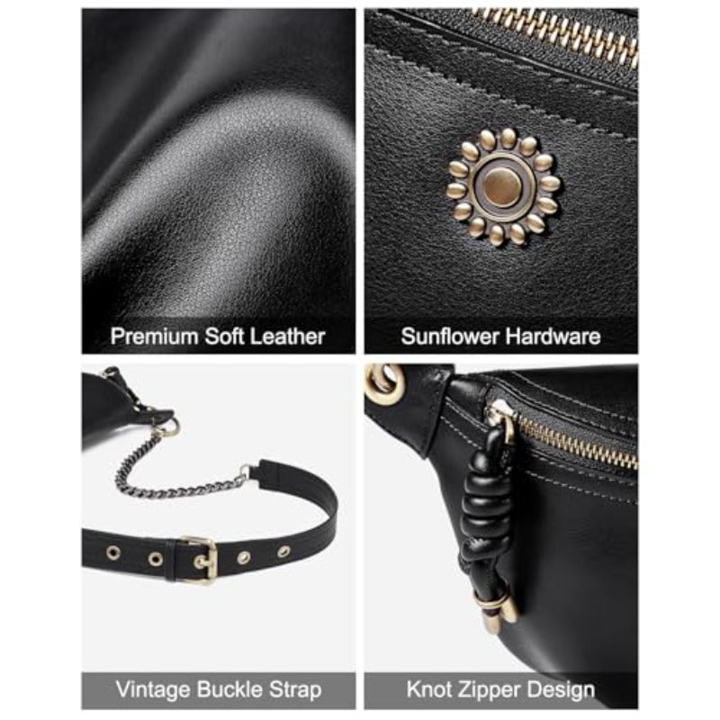 1.85gal Sling Bag Crossbody Bags for Women | Belt bag Purses, Small Backpack Travel Shoulder Bag, Unlined, Magnetic Closure, Adjustable Shoulder Strap