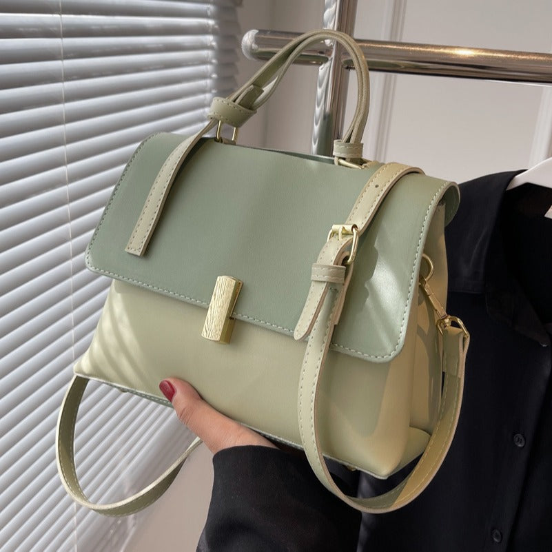 Women's Handbag & Crossbody Bag - Adjustable Strap Square Tote with Buckle Closure, \u002F Minimalist Luxury Purse, Versatile Commuter Bag Suitable for, Casual & Christmas Gift