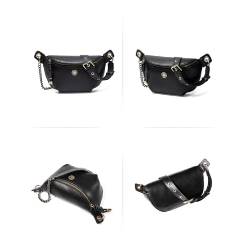 1.85gal Sling Bag Crossbody Bags for Women | Belt bag Purses, Small Backpack Travel Shoulder Bag, Unlined, Magnetic Closure, Adjustable Shoulder Strap