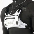 Men's Lightweight Chest Bag, Running, Cycling, Hiking, and Skiing, Reflective, Adjustable Vest