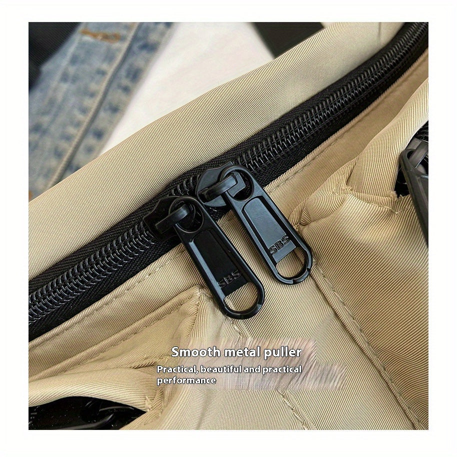 Trendy Ins Sports Small Crossbody Bag 2025 Spring New Versatile Ins Solid Color Single Shoulder Small Crossbody Bag Chest Bag Waist Bag Women