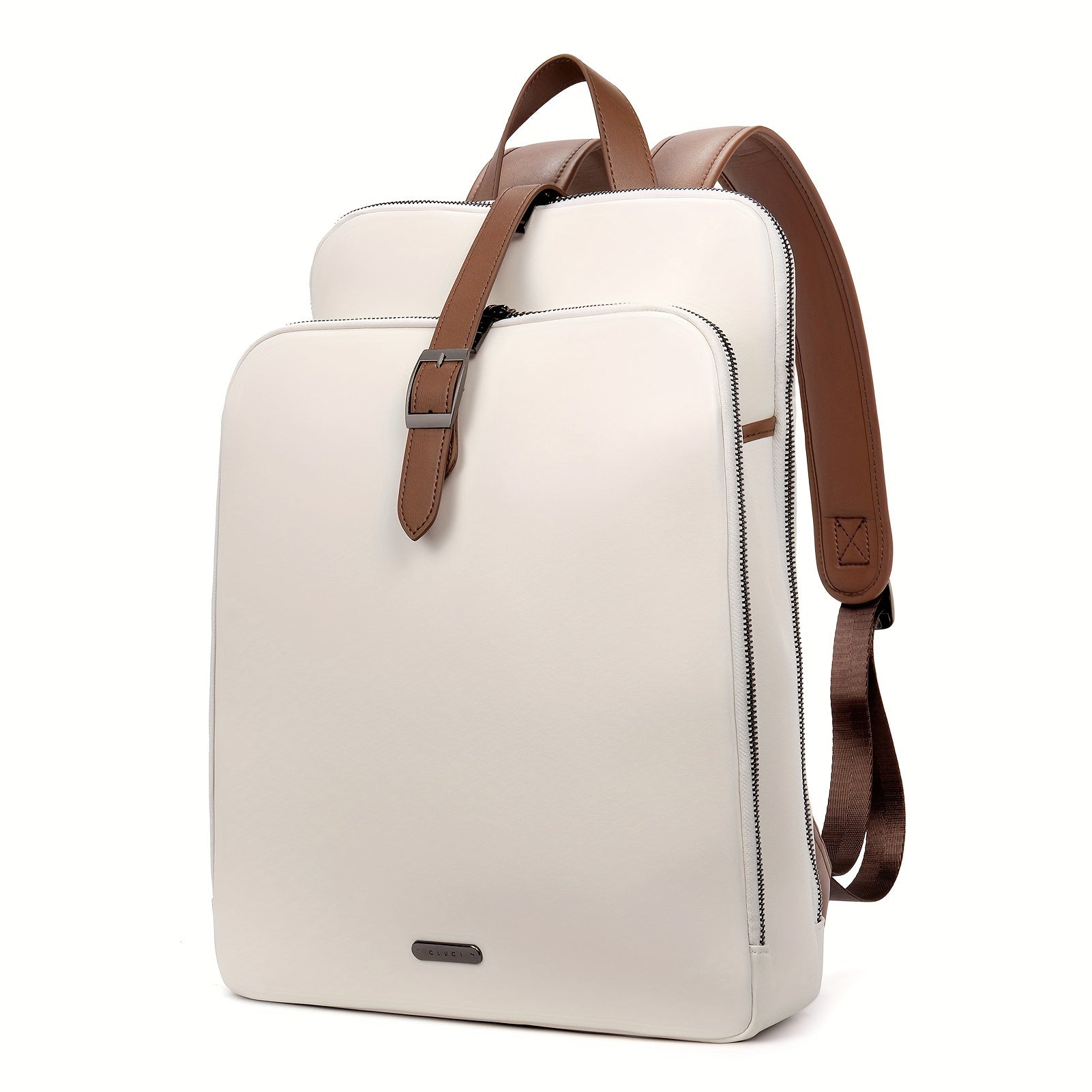 Authentic Leather Backpack for Women, Suitable for 15.6-Inch Laptops, Ideal for Travel, Work, And Casual Vintage Style